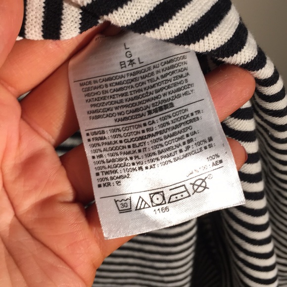 GAP KNIT STRIPED MAXI SKIRT WITH SIDE SLITS - Picture 5 of 5